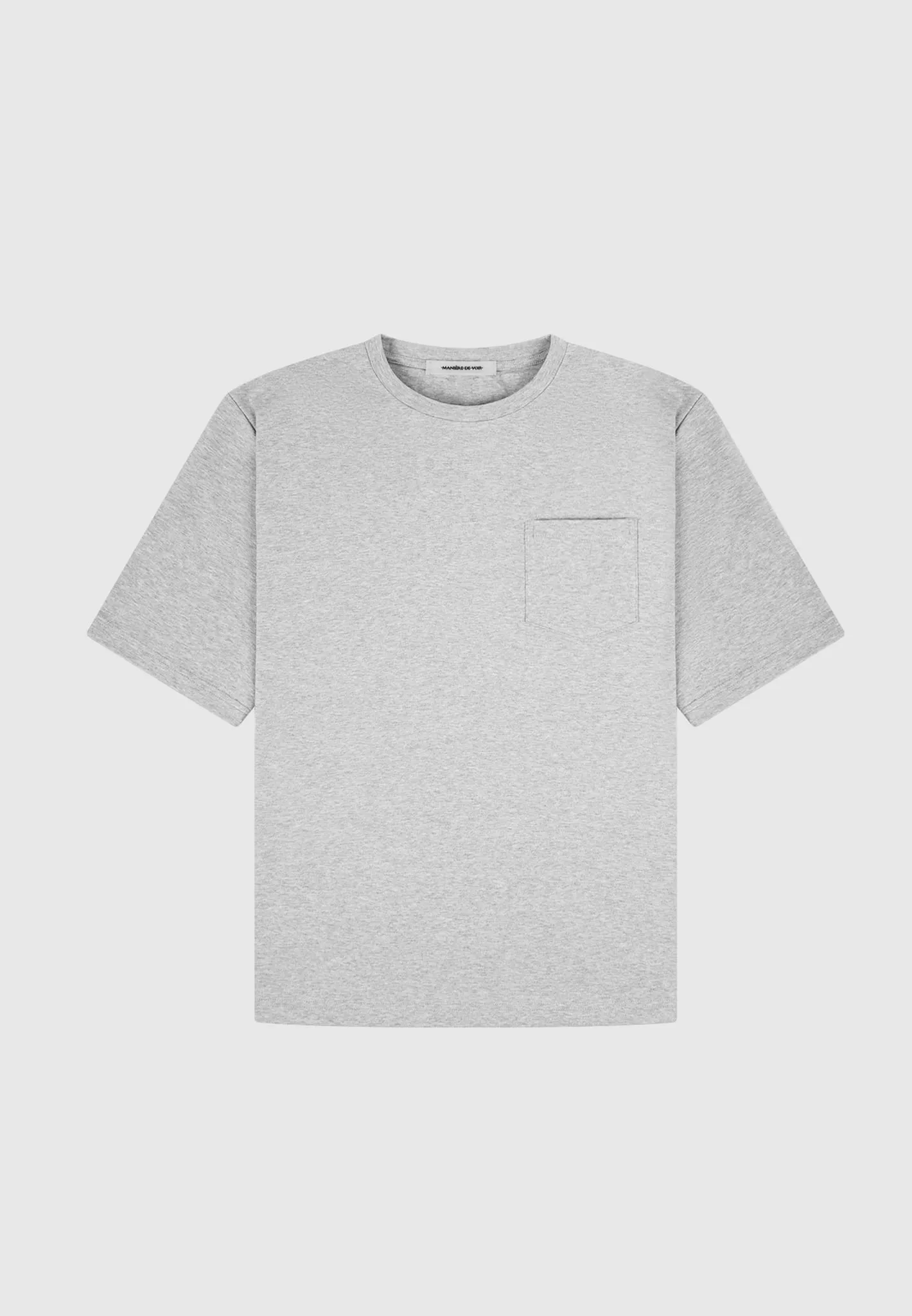 Éternel Oversized Fit Cotton T-Shirt - Grey