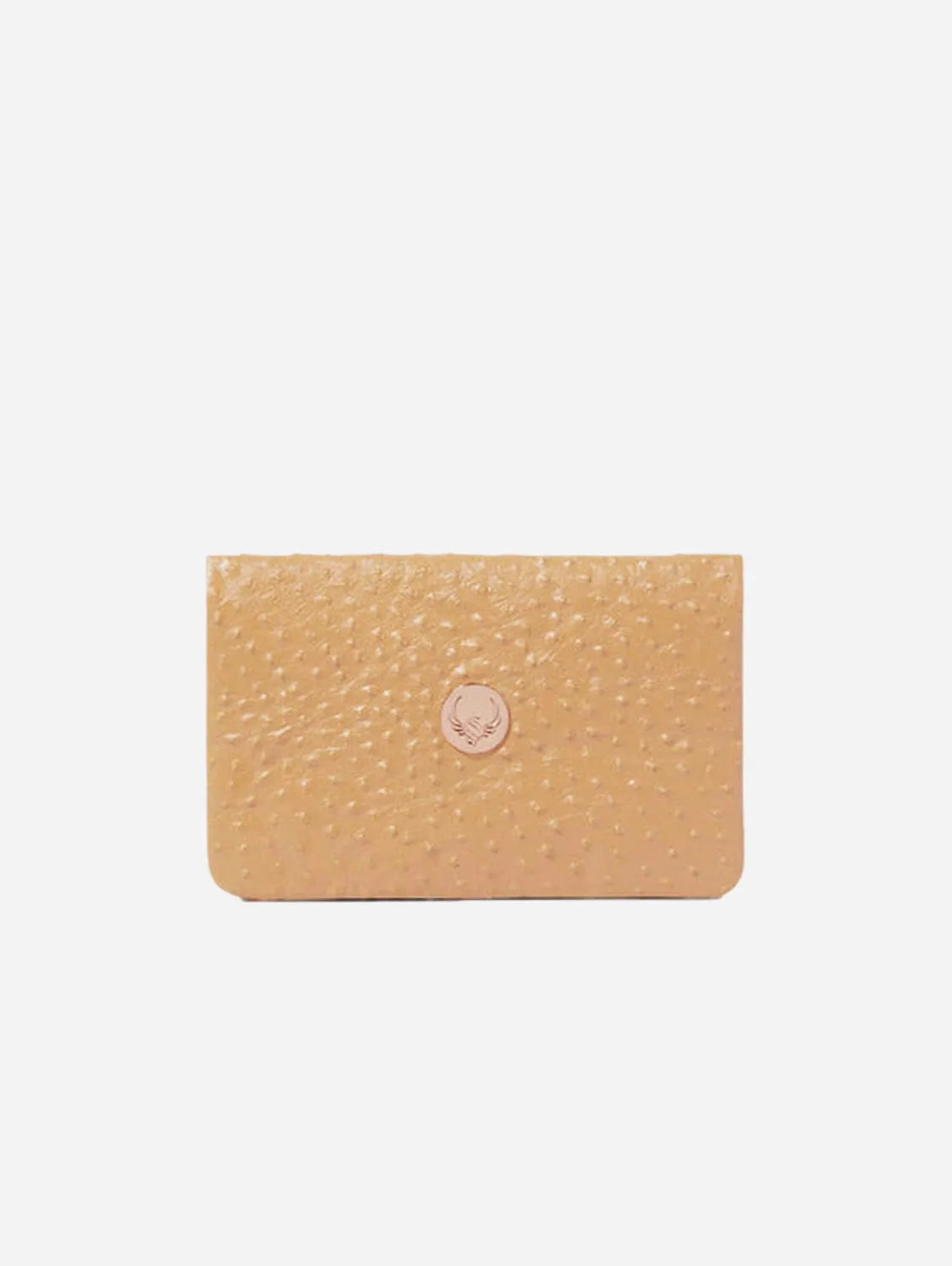 The Kensington Vegan Leather Clutch | Nude