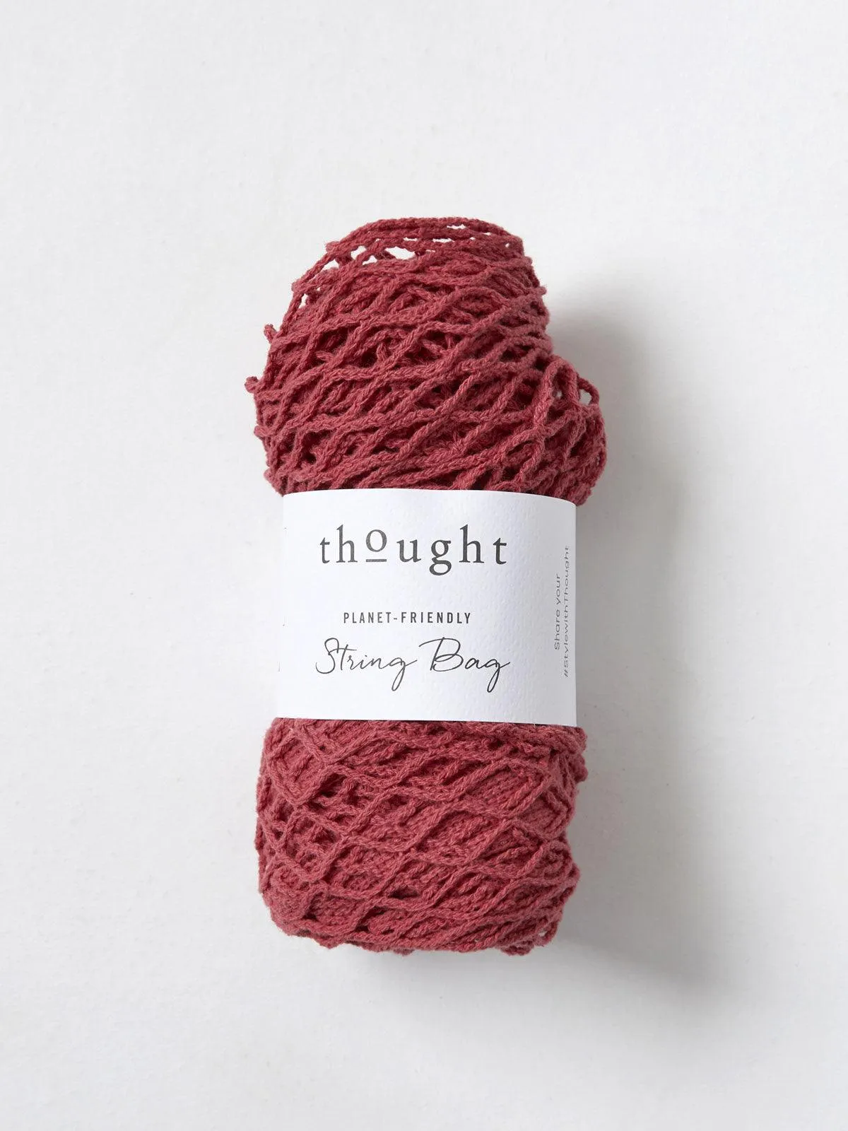 Thought String Bag - Hibiscus Red