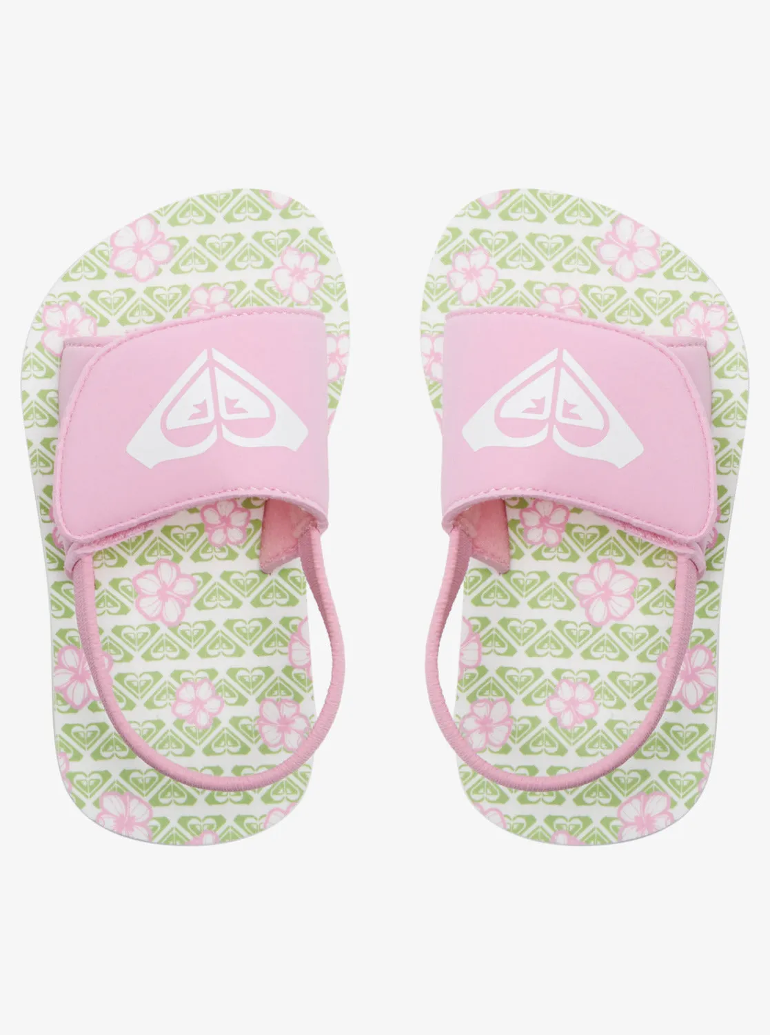 Toddlers Finn Sandals - Green/Pink