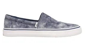 Toms Mens Alpargata Fenix Slip On Navy Repreve Distressed Washed Canvas