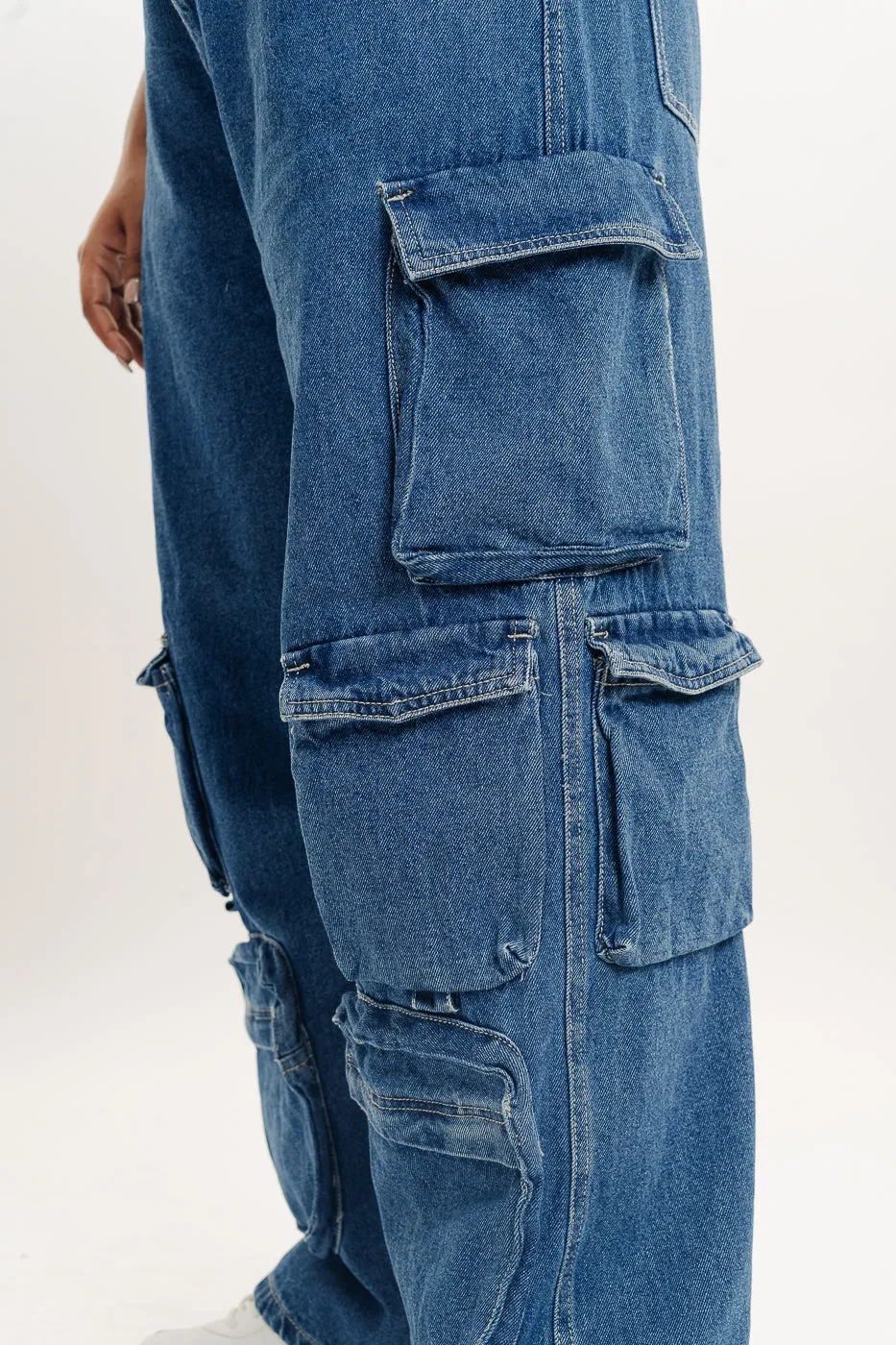 Too Indigo Denim Utility Cargo