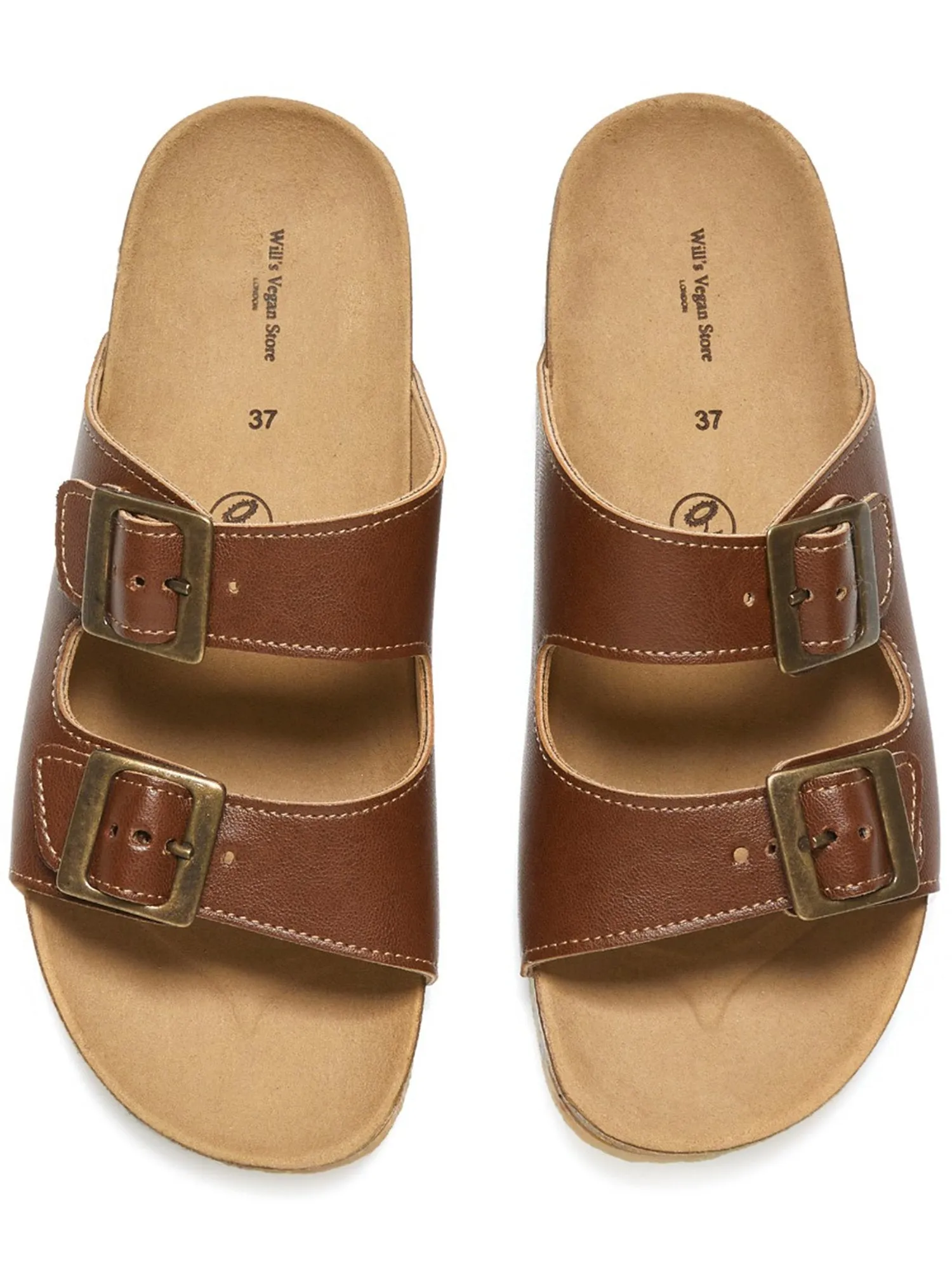 Two Strap Footbed Sandals