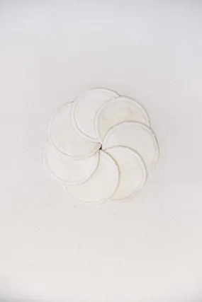 Undyed Organic Makeup Remover Pads