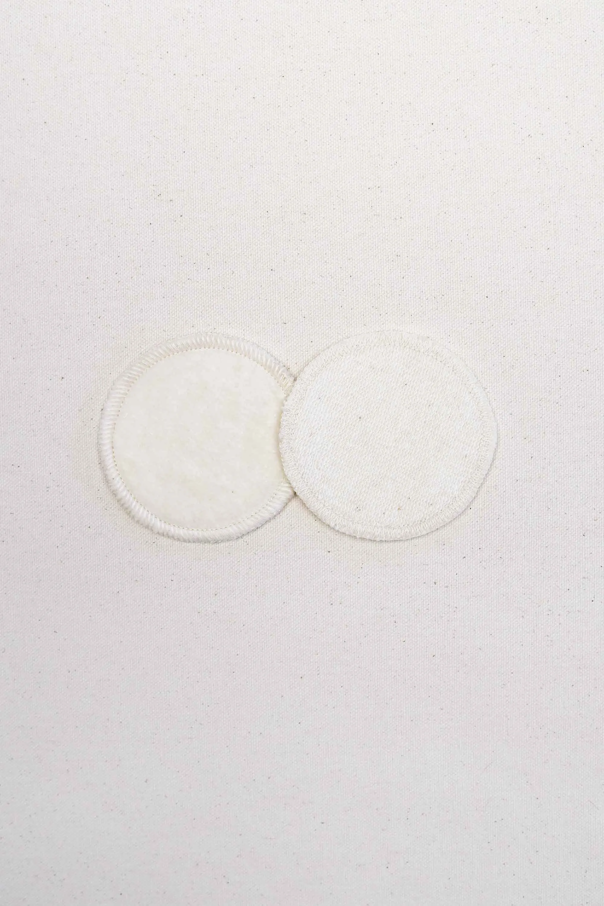 Undyed Organic Makeup Remover Pads