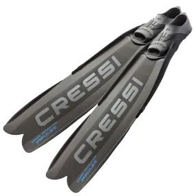 Used Cressi Gara Modular Impulse Fins for Freediving - Black, Size: 40/41