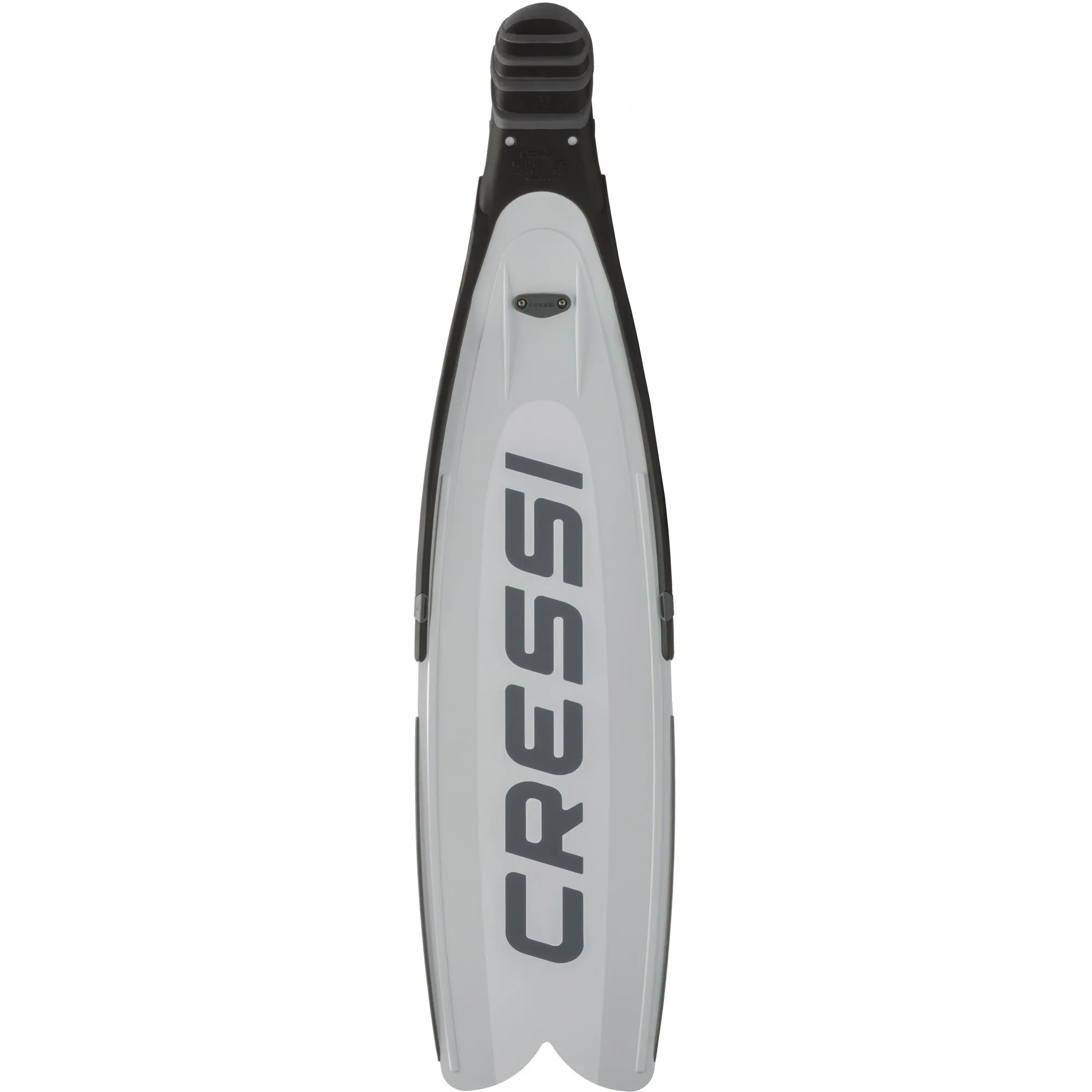 Used Cressi Gara Modular Impulse Fins for Freediving - White, Size: 44/45