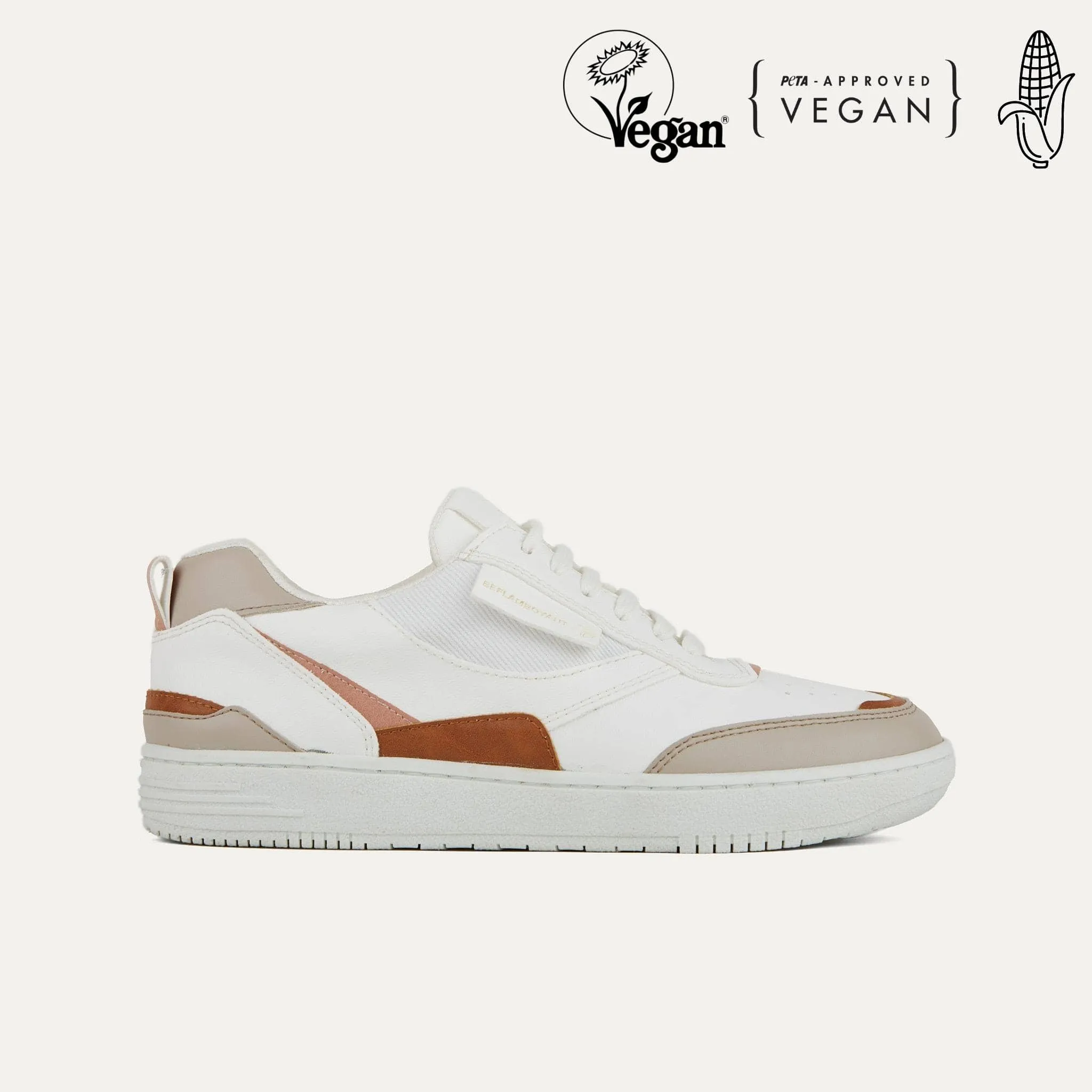 UX-68 Unisex Vegan Corn Leather Sneakers | Sand