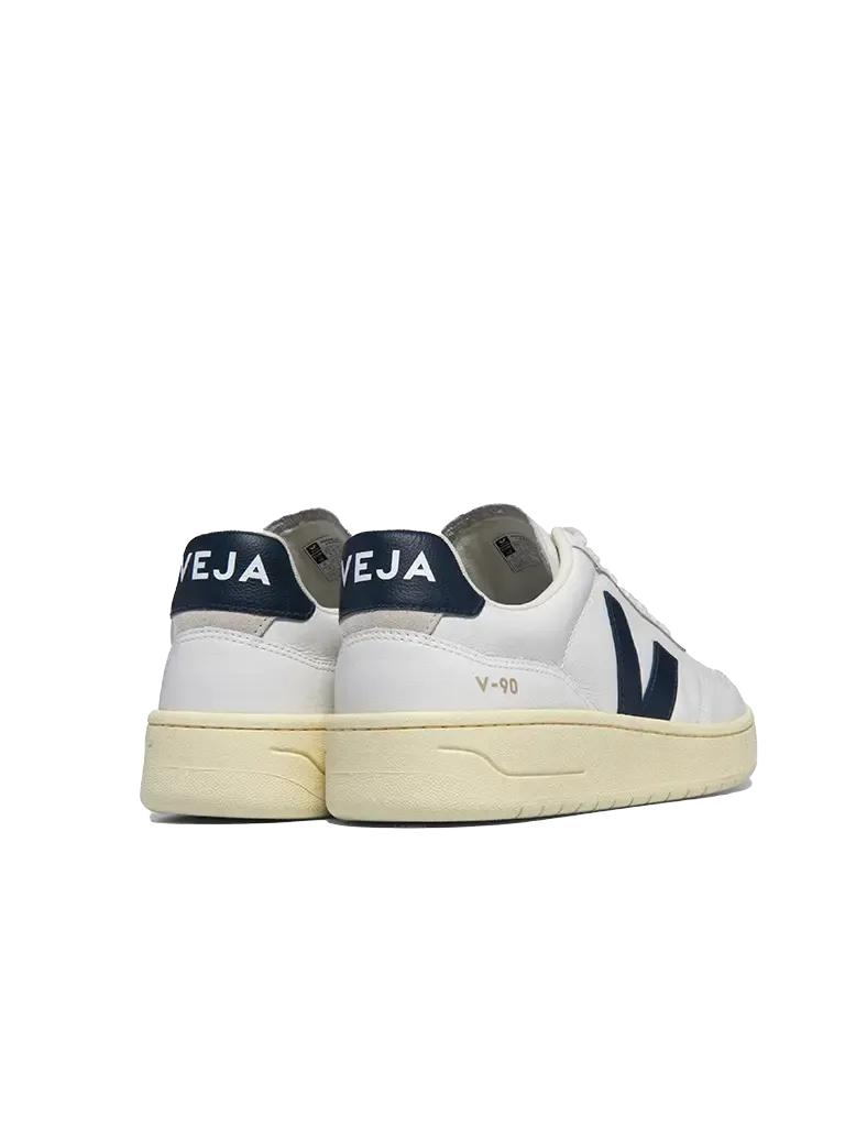 V-90 Leather- Extra White/Nautico