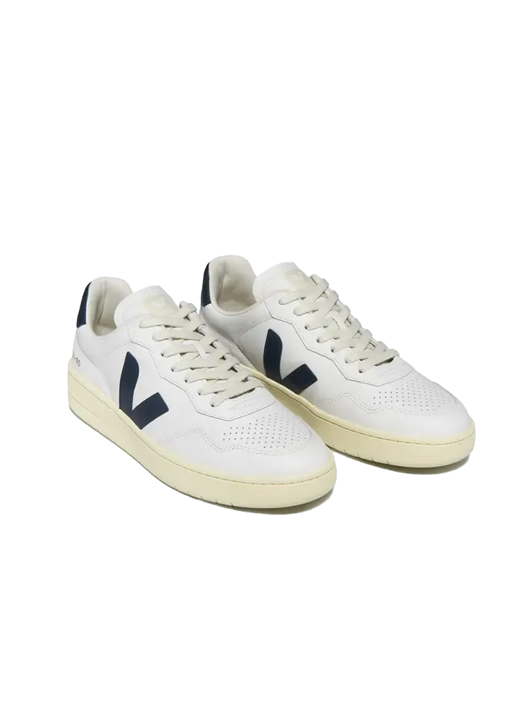 V-90 Leather- Extra White/Nautico