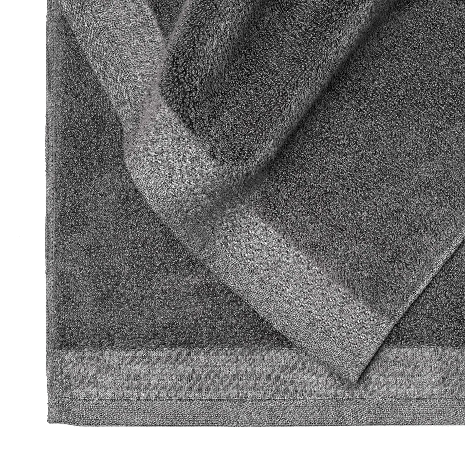 Welhome Luxury 4 Bath Towels Set Soft Durable Thick Weight 575gsm