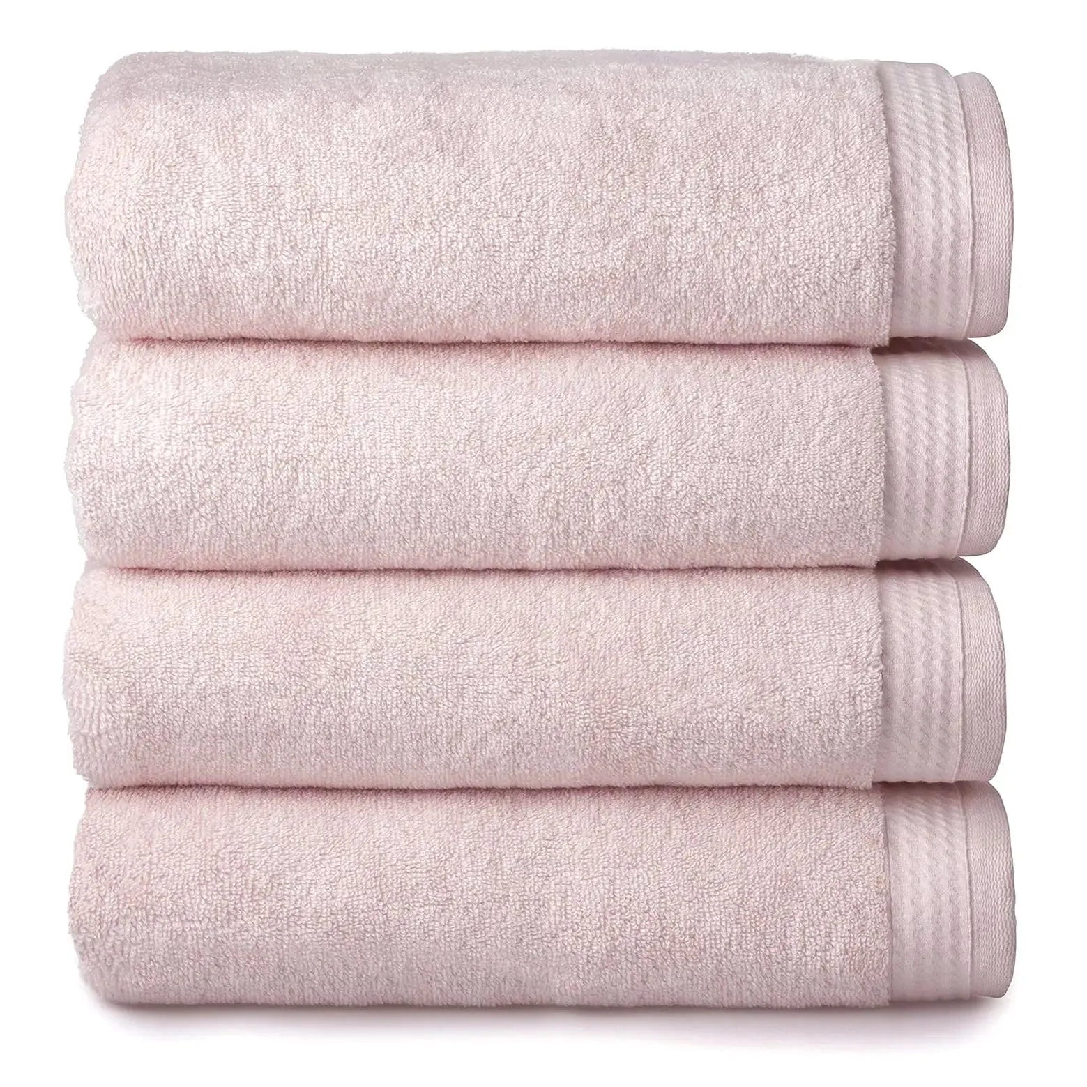 Welhome Luxury 4 Bath Towels Set Soft Durable Thick Weight 575gsm