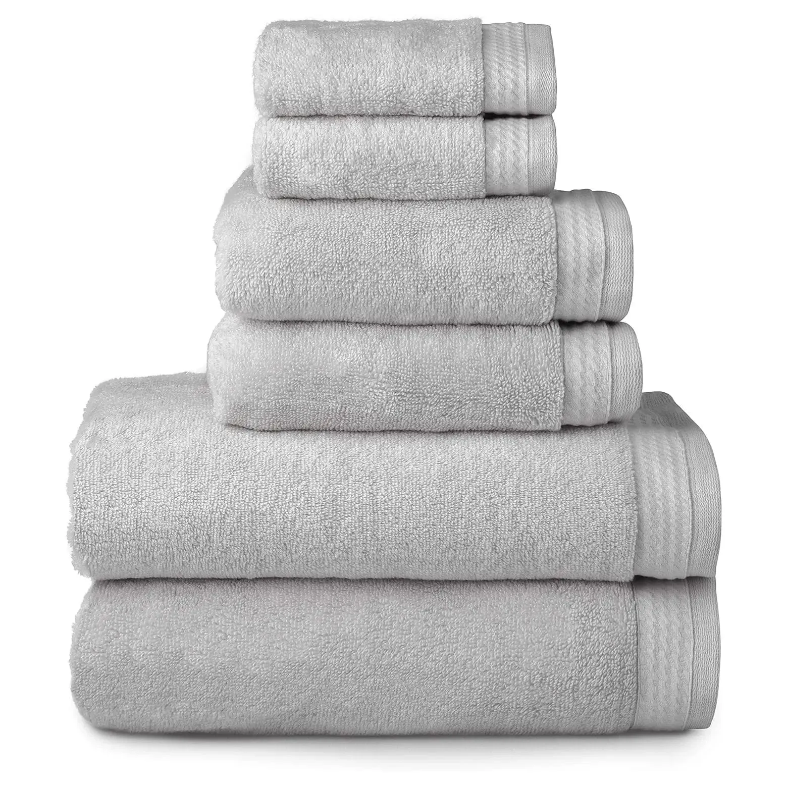 Welhome Luxury Towel Set 2 Bath 2 Hand 2 Face Thick Weight 575gsm