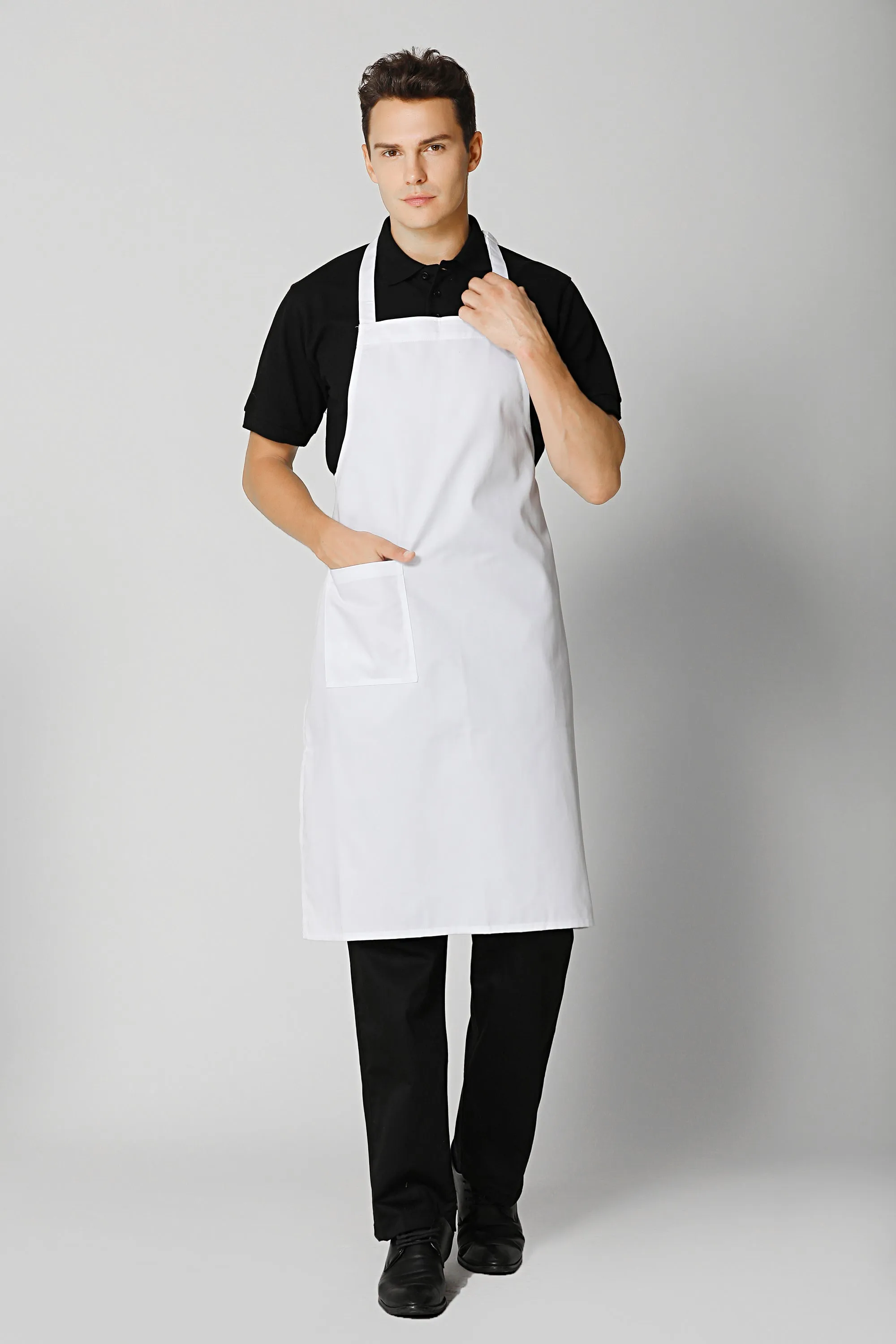 White Bib Apron