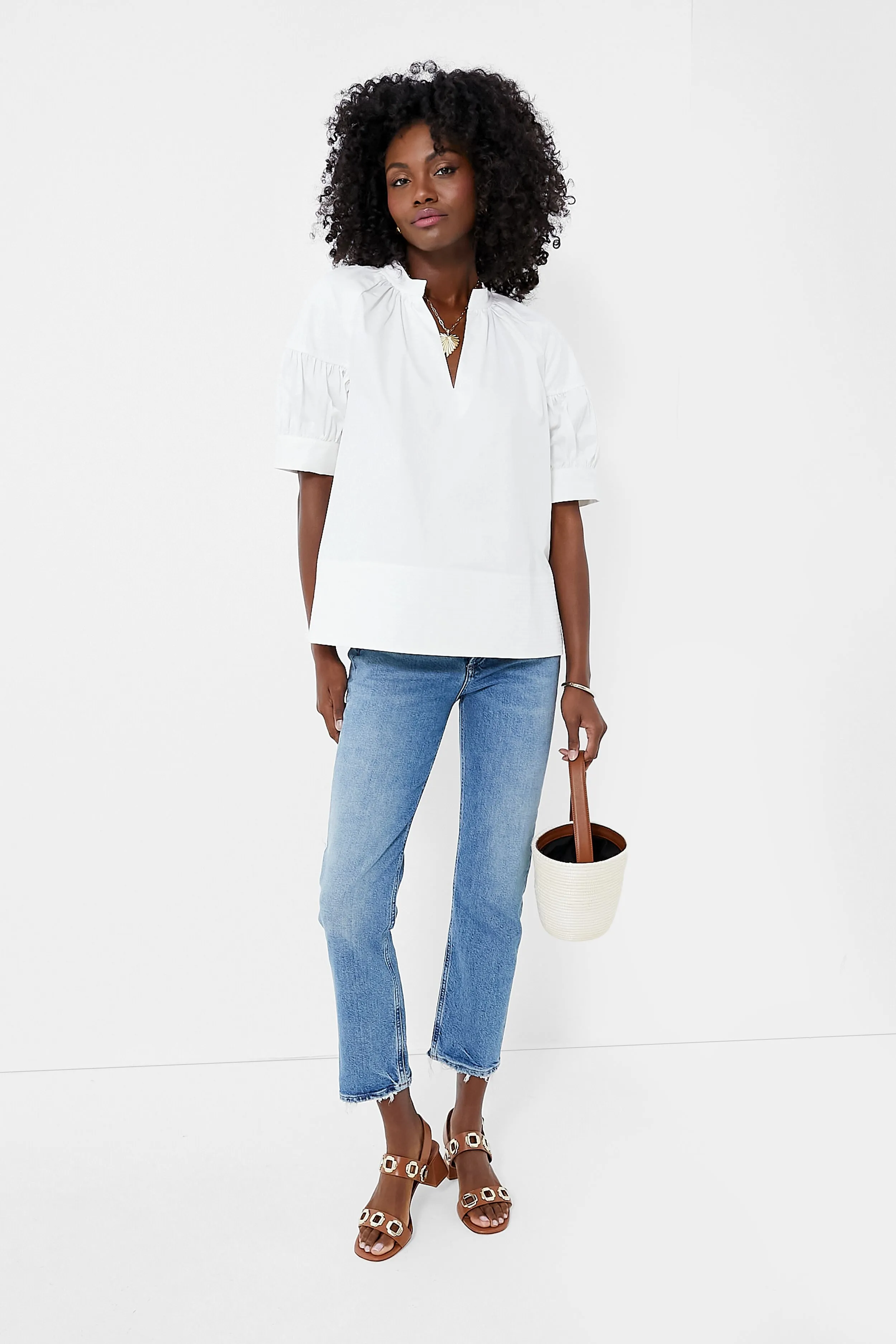 White Ruthie Blouse