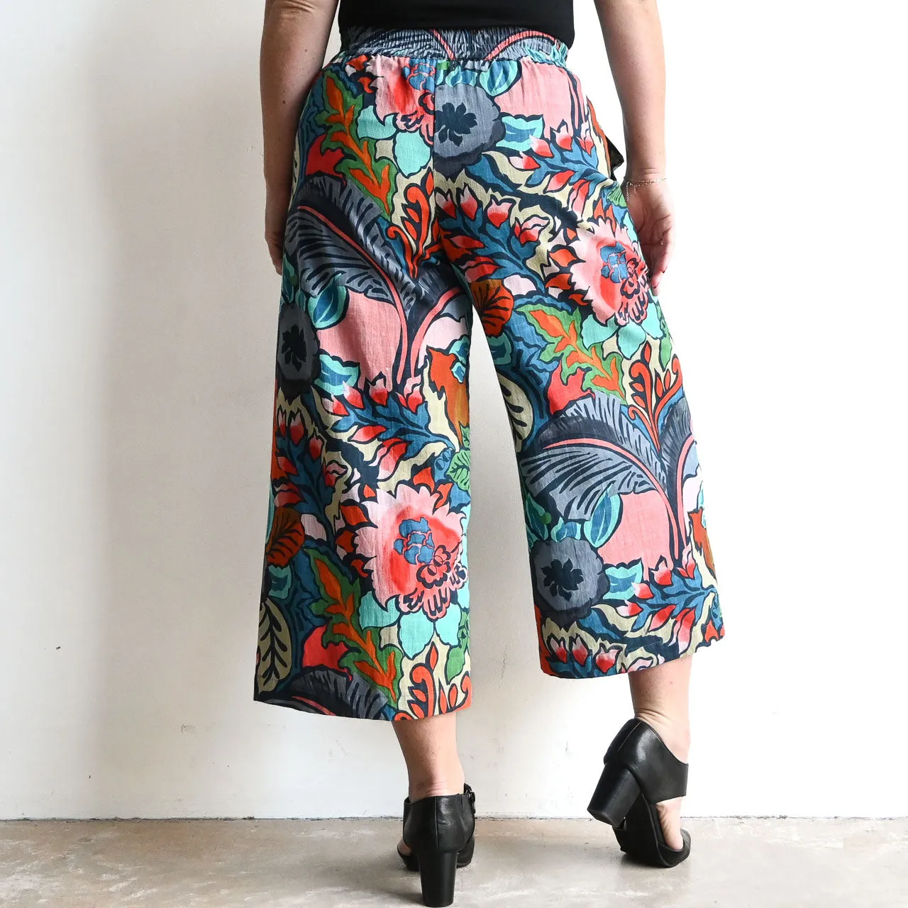 Wide Leg Summer Pant by Orientique Australia - Cape Verde - 4628