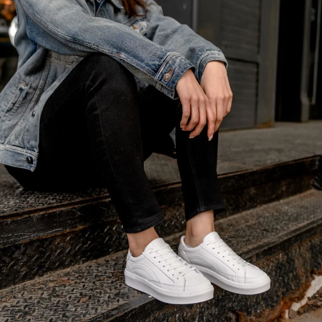 Women's Saga One Platform | White