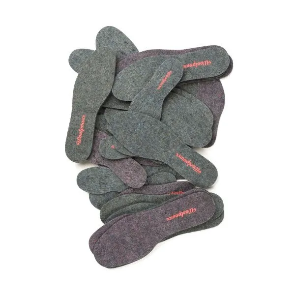 Woolpower Felt Insoles Recycled Grey | Buy Woolpower Felt Insoles Recycled Grey here | Outnorth