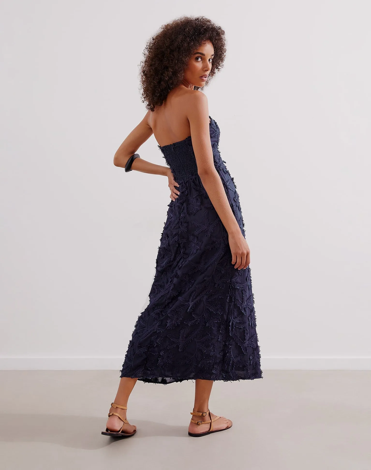 Zhen Long Dress - Indigo